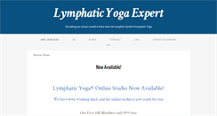 Desktop Screenshot of lymphaticyogaexpert.com