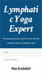 Mobile Screenshot of lymphaticyogaexpert.com